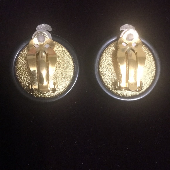 Authentic Vintage Givenchy ClipOn Earrings 1980 - Picture 2 of 12
